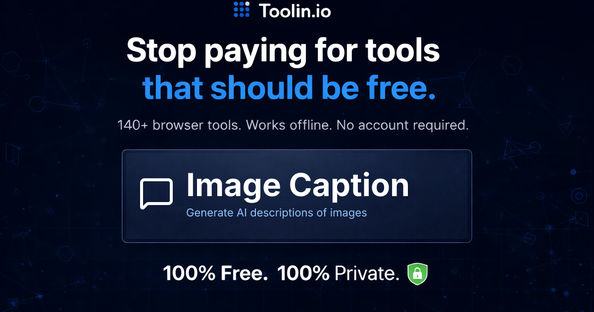 Missing Alt Text AI Alt Text Generator in Browser β Accessibility Tool | Toolin | toolin.io